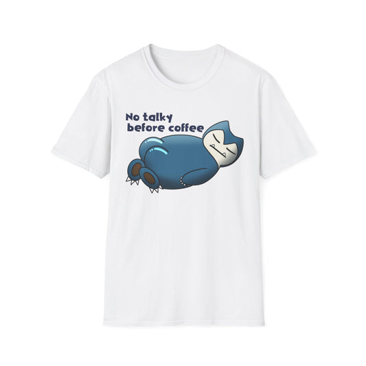 No Talky Before Coffee - Unisex Softstyle T-Shirt - UK