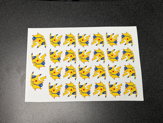 Pokemon Post Stickers - Pikachu