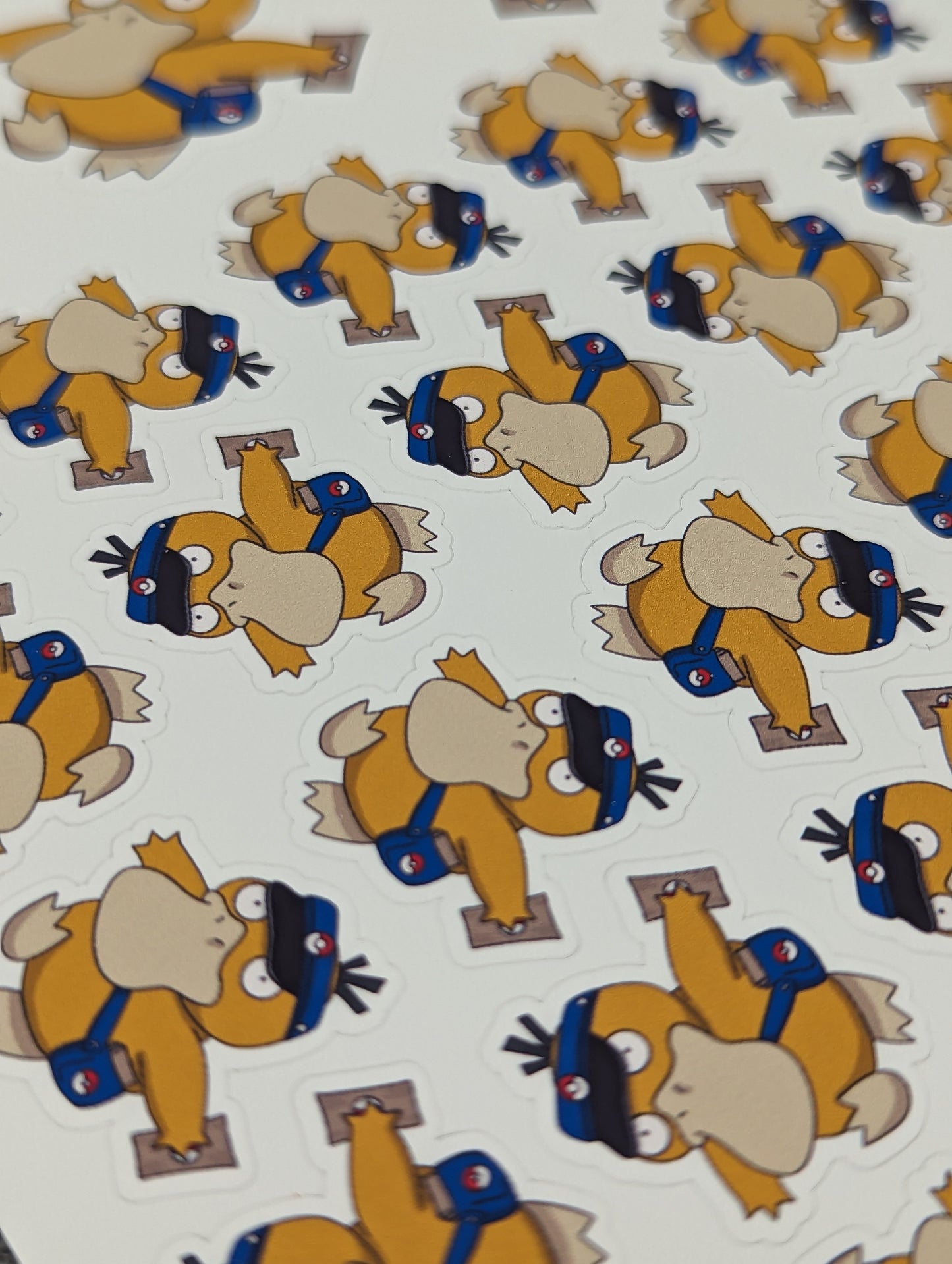 Pokemon Post Stickers - Psyduck
