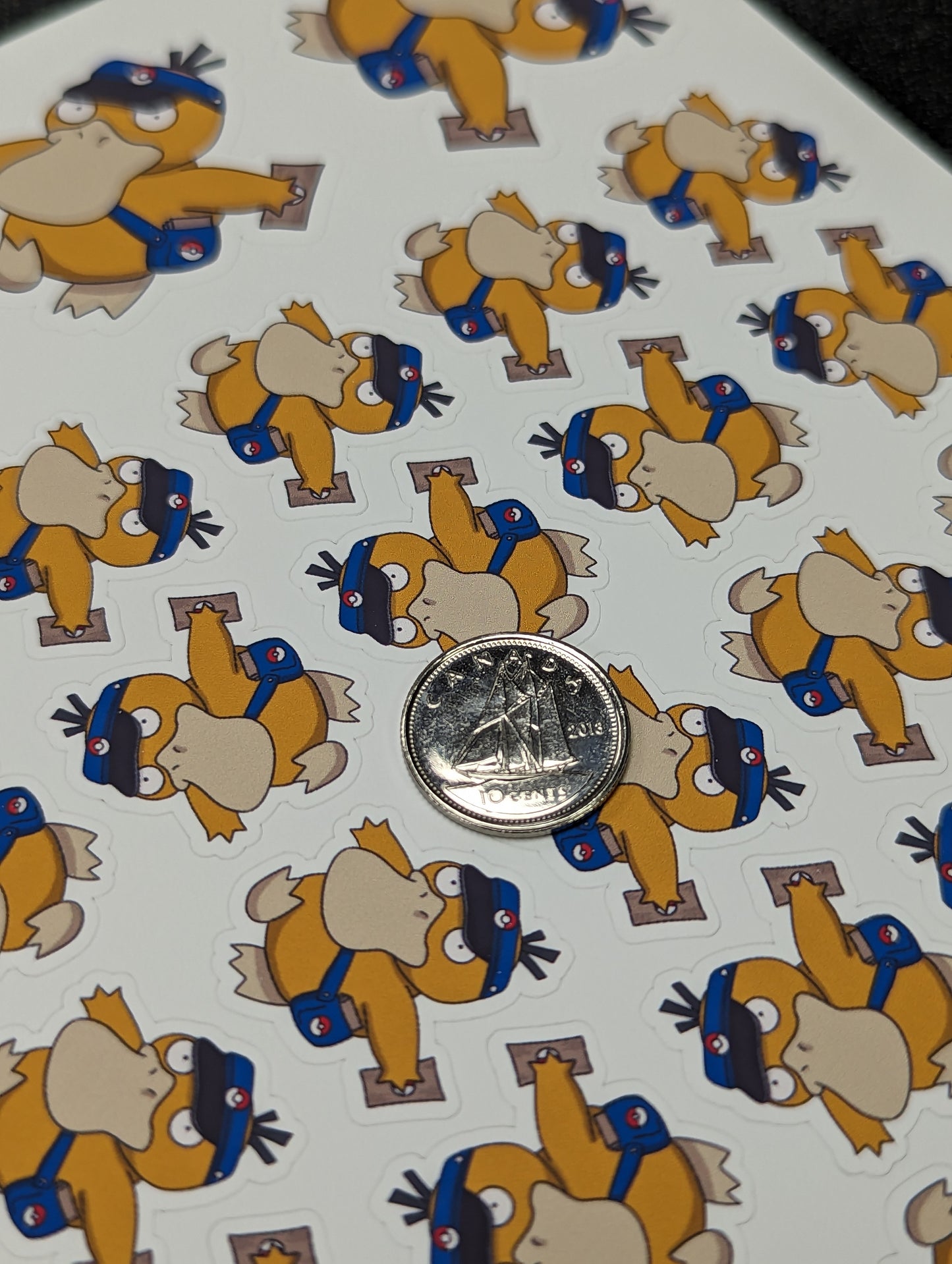 Pokemon Post Stickers - Psyduck