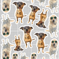 Custom Pet Stickers (by the page)
