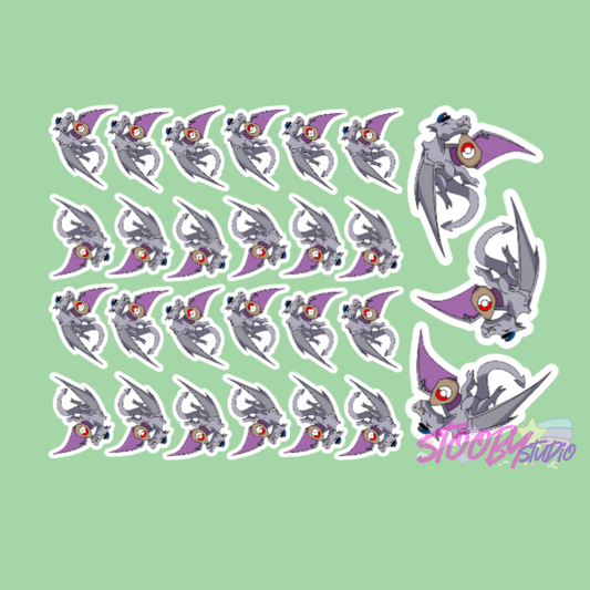 Pokemon Post Stickers - Aerodactyl