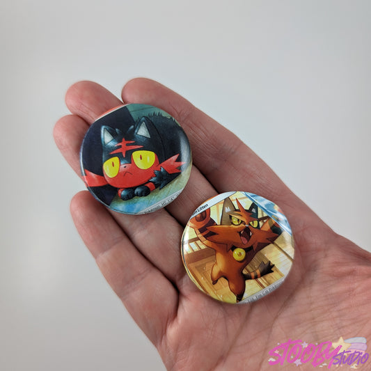 Litten and Torracat - Pokemon Magnet