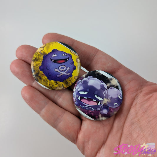 Koffing and Weezing - Pokemon Magnet