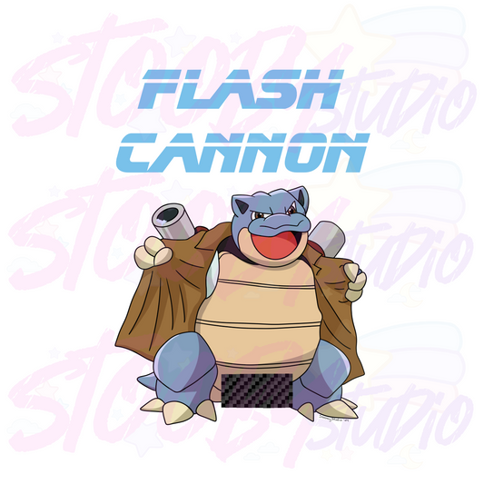 Flash Cannon Sticker