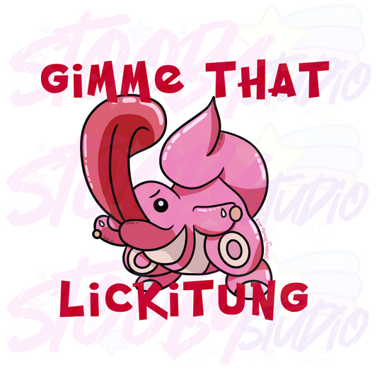 Gimme that Lickitung Sticker