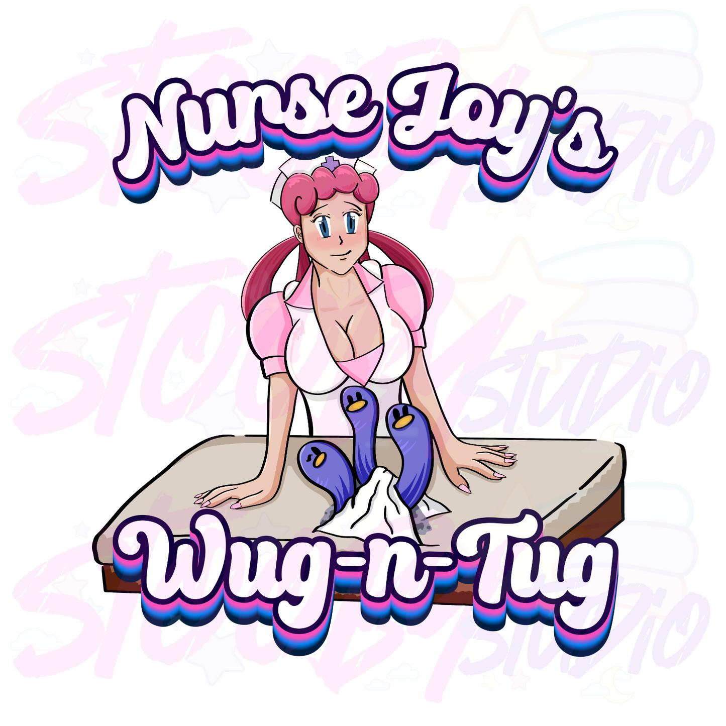 Nurse Joy's Wug-n-Tug Sticker